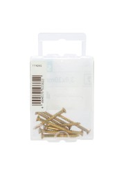 Suki Wood Screws Pack (3 x 30 mm, DIN 7995, 10 Pc.)