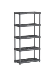 Cosmoplast Plastic 5-Tier Shelving Rack (90 x 45 x 185 cm)