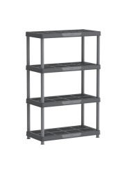 Cosmoplast Plastic 4-Tier Shelving Rack (90 x 45 x 141.5 cm)