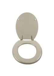 Cooke & Lewis Palmi Moulded Bamboo Toilet Seat (435 x 370 mm)