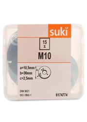 Suki Large Washers (M10, Pack of 15)