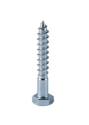 Suki 6154323 Hexagonal Wood Screws (4 x 0.6 cm, Pack of 4)