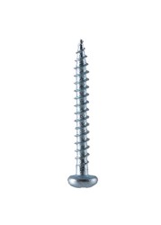 Suki Zinc-Plated Steel Chipboard Screw (3.5 x 30 mm, Pack of 50)