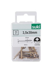 Suki Chipboard Screws (30 x 3.5 mm)