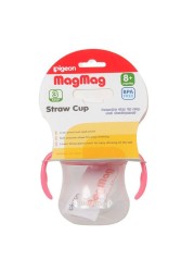 Pigeon Mag Mag Straw Cup Pink 200 mL 15734