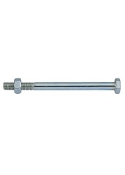 Suki DIN 601 Hex Zinc-Plated Steel Screws (M6 x 80 mm)