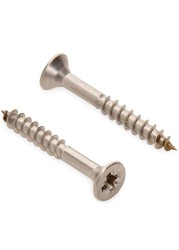 Suki Basic PZ2 Chipboard Screw (4 x 30 mm, Pack of 10)