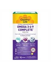 Country Life Omega 3-6-9 Complete Softgels 90&#039;s