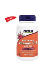 Now Vitamin D-3 1000IU Softgels 180&#039;s