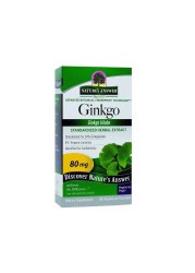 Nature&#039;s Answer Ginkgo Leaf Standardized 80 mg Vegetarian Capsules 60&#039;s