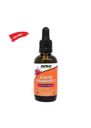 Now Liquid Vitamin D-3 Drops 60 mL