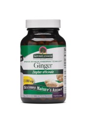 Nature&#039;s Answer Ginger Rhizome 1100 mg Vegetarian Capsules 90&#039;s,Expiry Date:July-2022