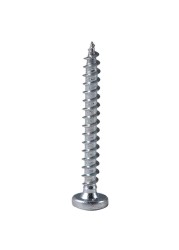 Suki Zinc-Plated Pan-Head Chipboard Screws (4 x 35 mm, Pack of 10)