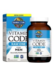 Garden of Life Vitamin Code Raw One For Men Vegetarian Capsules 75&#039;s