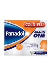 Panadol Cold and Flu All In One Tablets 24&#039;s