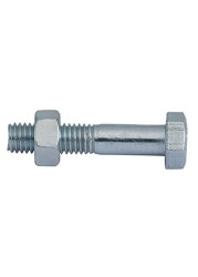 Suki DIN 601 Hex Zinc-Plated Steel Screws (M8 x 40 mm)