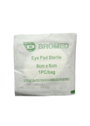 Bromed Eye Pad Sterile 8 cm x 6 cm 50’s