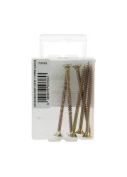 Suki Steel Chipboard Screw Pack (0.4 x 6 cm, 6 Pc.)