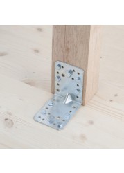 مجموعة براغي سداسية سوكي فولاذ مطلي بالزنك للخشب (6 × 60 ملم، DIN 571، عدد 15 قطعة)