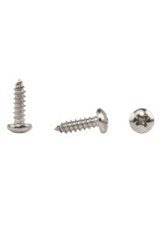 Suki Stainless Steel Self-Tapping Screws (3.5 x 19 mm, Pack of 50)