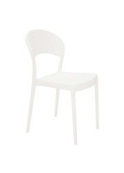 Tramontina Sissi Summa Polypropylene & Fiberglass Closed Backrest Armchair (43.5 x 80 x 52.5 cm)