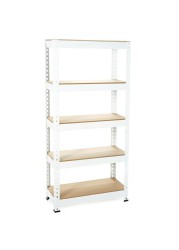 Living Space Metal 5-Tier Storage Shelf (90 x 50 x 180 cm)