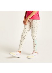 Sanrio Hello Kitty Print Leggings with Elasticated Waistband - Set of 2