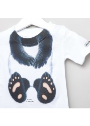 Just Add A Kid Printed T-shirt with Short Sleeves