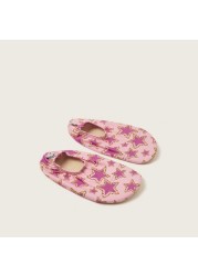 Slipstop Star Print Slip-On Shoes