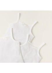 Juniors Solid Sleeveless Bodysuit - Set of 5