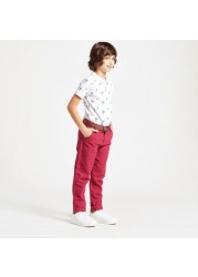 Juniors Solid Woven Pants