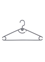 Plastic Hanger W/Hook Pack (42 x 1.5 x 21.5 cm, 24 Pc.)