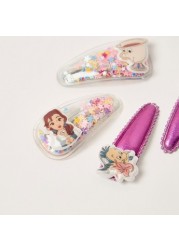 Disney Princess Embellished Tic Tac Hair Clip - Set of 4