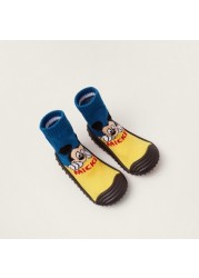 Disney Mickey Mouse Print Booties