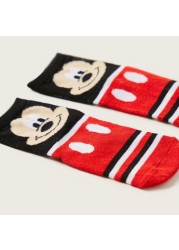 Disney Mickey Mouse Print Socks