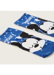 Disney Mickey Mouse Print Socks