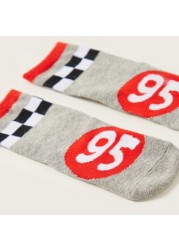 Disney Cars Print Socks