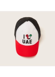 Disney UAE National Day Embroidered Cap with Hook and Loop Closure