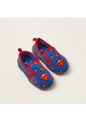 All-Over Superman Print Baby Shoes