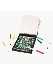 Melissa and Doug Magic Velvet Animal Colouring Pad