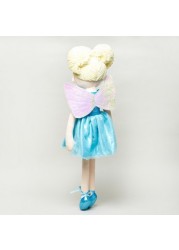 Juniors Doll with Blue Dress and Wings