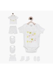 My Milestones Solid 8-Piece Infant Clothing Set