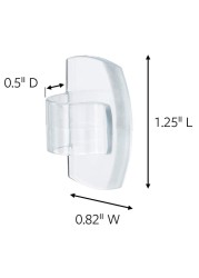 3M Command Outdoor Light Clips W/Foam (4 Pc.)