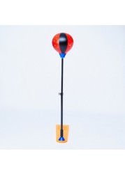 Juniors Punching Ball with Stand and Gloves