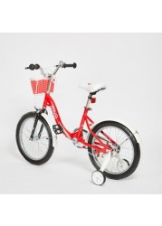 Chipmunk 18-inch Bicycle with Training Wheels and Basket