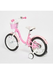 Chipmunk 16-inch Bicycle with Training Wheels and Basket