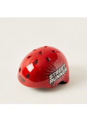 Street Runner Printed Multipurpose Helmet