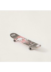 Street Runner Graphic Print Skateboard - 3 inches