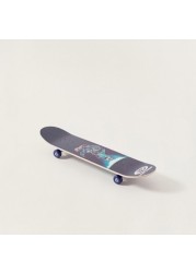 Street Runner Graphic Print Skateboard