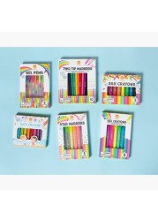 Tiger Tribe Neon Gel Crayons - 5 Pieces